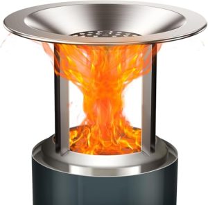 Maximizes Heat Radius & Redirects Warmth