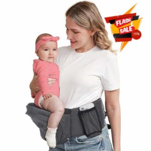 Baby Hip Carrier - Hip Seat Toddler Waist Carrier Ergonomic Hip Carrier Baby Side Belt Hip Holder with Various Pockets Fanny Pack Carrier for Newborns Infants - Single Waist Stool
