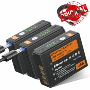 Mspalocell Pack of 3 NP-W126 USB-C Battery 1600 mAh
