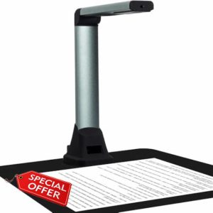 Savornest Portable Document Camera: Multilingual OCR Document Scanner HD A4 Portable Scanner for Online Teaching and Students