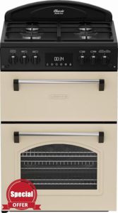 Leisure CLB60GCC 60cm Wide Classic Range Style Gas Cooker - Cream - A+ Rated