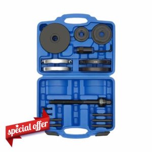 KinHall 16-Piece Universal Wheel Bearing Hub Puller Wheel Bearing Tool 85 mm Special Puller Kit for VW T5 Touareg