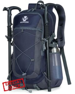 mokzer Hiking Camping Backpack Lightweight Water Resistant 40L Cycling Trekking Ruckback For Men Women Outdoor Travel Daypack