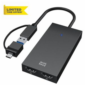 Minthouz USB C to Dual HDMI Adapter