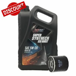 5w20 Fully Synthetic Ecoboost Engine Oil ACEA C5 5L + Oil Filter Service Ki