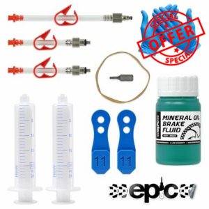 epic Bleed Kit for SRAM Mineral Oil Brakes - Fits Maven & DB8 Brakes - Bleeding Edge Tool