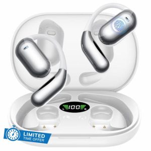 Ultra Open Ear Earbuds - Bone Conduction Headphones Wireless Bluetooth