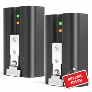 Jsoprtvr - 2 Pack Replacement for Ring Battery