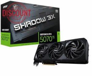 MSI GeForce RTX 5070 Ti 16G SHADOW 3X OC