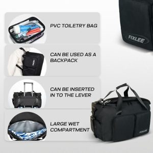 Camping Weekend Black Backpack