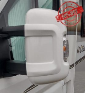 Mirror Protectors Guards Covers Motorhome Ducato Boxer Relay Long Arm Pair White