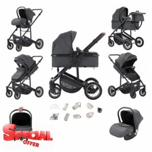 Kakbgee 3 in 1 Pushchair Travel System