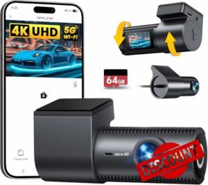 CIEVIE Dash Cam Front and Rear
