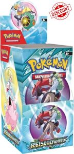 Pokémon - Trading Card Game: Crimson & Purple Booster Pack Display - Travel Companions (Contains 18 Booster Packs)
