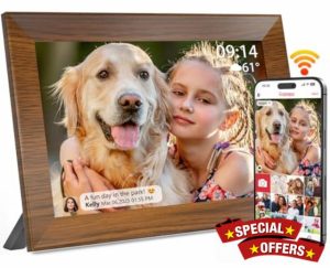 Frameo 10.1 Inch WiFi Digital Picture Frame with 1280 * 800P IPS Touch Screen HD Disply