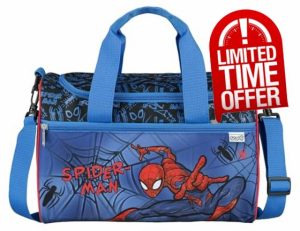 Scooli - Marvel Spider Man Sports Bag for Kids - 23 x 35 x 16 cm - Spacious Main Compartment - Adjustable Shoulder Strap - School Accessories - Shoulder Bag