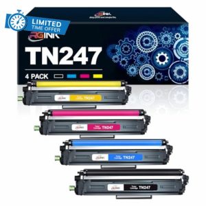 TN247 Toner Cartridge TN-243CMYK Toner Value Pack Compatible with Brother TN-243CMYK 4 Colour Toner Cartridge Multipack