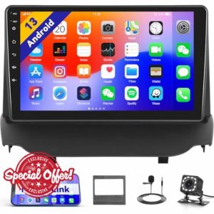 CAMECHO 1G+32G Car Radio for Ford Fiesta 2009 2010 2011 2012 2013 2014