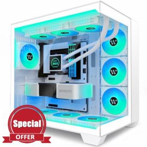 PC CASE ATX 9 PWM ARGB Fans Pre-Installed