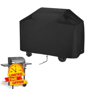 Iptienda BBQ Cover for VonHaus Charcoal BBQ with Warming Rack