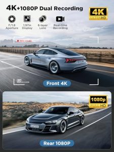 WiFi Dash Cam Front and Rear