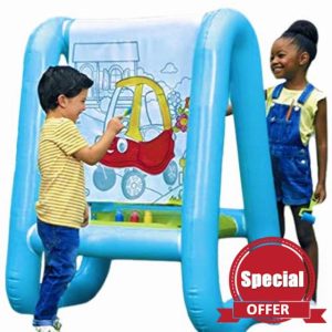 Xweptuy Toddler Easel PVC Washable Outdoor Inflatable Easel
