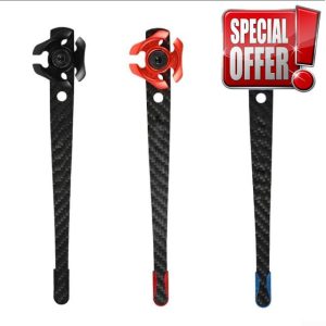 Recurve Bow Arrow Signal Clicker Adjustable Carbon Signal Sheet for Events (Blue)