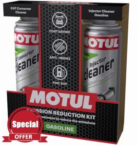 WOL 112320 - Emission Reduction Kit Petrol - Diesel Engines Cleaning Additives - CAT Cleaner 300ML & Injector Cleaner 300ML - Special Trearment For Emission Reduction - Anti Smoke And Fuel Economy