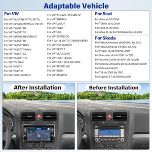 7 Inch Touch Screen Bluetooth Car Radio GPS Navi WiFi FM/RDS SWC+ Reversing Camera