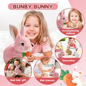 2025 New Bunby - My Realistic Bunny Toy with Carrot