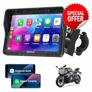 ESSGOO 5" IPS Touchscreen Motorcycle CarPlay
