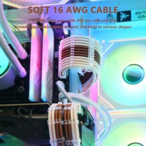 Customed Pre-Bend PC Power Supply Cable