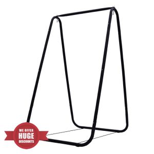 Awjaisca Durable Coated Steel Hammock Chair Stand - A-Shaped Design for Stability