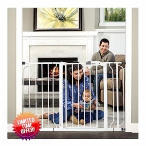 Regalo Easy Step 124cm Extra Wide Baby Gate