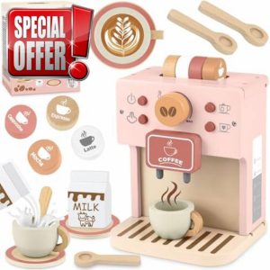 Airlab Wooden Coffee Machine Toy
