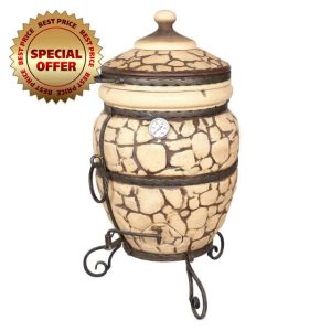 Tandoor Fireclay Oven - Ceramic Grill for Meat