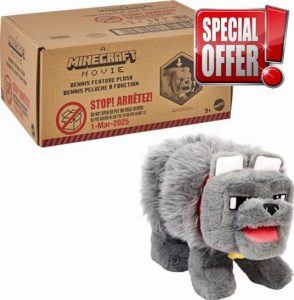 Mattel Minecraft Interactive Plush Toy with Sound & Moving Mouth