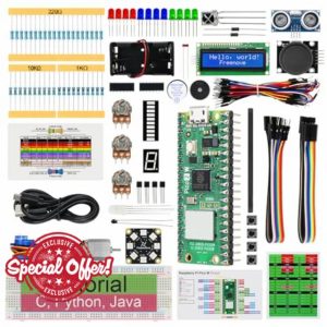 Freenove Super Starter Kit for Raspberry Pi Pico 2 W (Included)