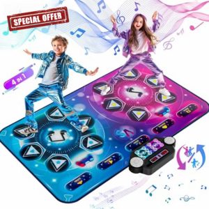 maysida Double Dance Mat for Girls & Kids