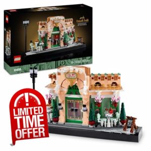 LEGO Icons French Café Building Set for Adults - incl. a Picturesque Facade