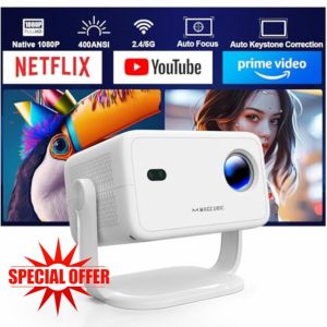 [Netflix Licensed] Smart Projector 4K Supported