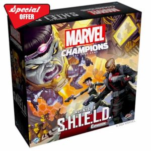 Fantasy Flight Games | Marvel Champions: Agents of S.H.I.E.L.D Expansion | Cooperative Card Game | Ages 14+ | 1-4 Players | 90+ Minutes Playing Time