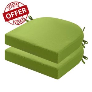 PRIMEPATIO Outdoor Garden Chair Cushions Set of 2