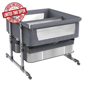 PXOCDEO Twins Baby Bed Sleeper