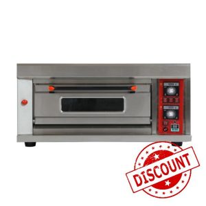 Commercial Compact Gas Pizza Oven with 1 Tray