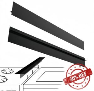 Pack of 2 Worktop Connection Rail for Kitchens Kitchen Top Worktop Gap Filler Joint Strip Worktop End Strip Kitchen Worktop Sealing Tape Worktop Connectio