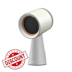 AMZCHEF Mini Cooker Hood Portable Desktop Extractor Hood White with 3 Gears Mode