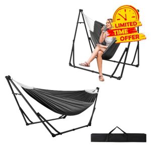 OKSTENCK Multifunctional Hammock Chair Set with Folding Stand