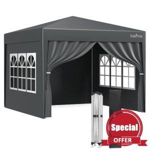 LOEFME Gazebo with Sides 3M x 3M