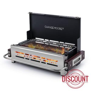 CHANGE MOORE BBQ Charcoal Grill 304 Stainlee Steel